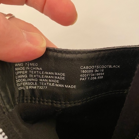 CANDIE’S Cabootscoot Black Distressed Boots Zip - Picture 11 of 11